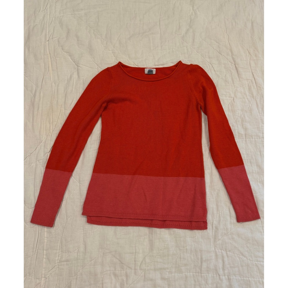 Old Navy Womens Sweater Bundle Lot of 3 XS Cotton Knit Red Grey Mint Green Top